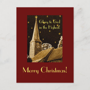 Glory to God in the Highest! Holiday Postcard