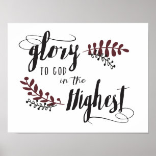 Glory to God in the Highest Poster