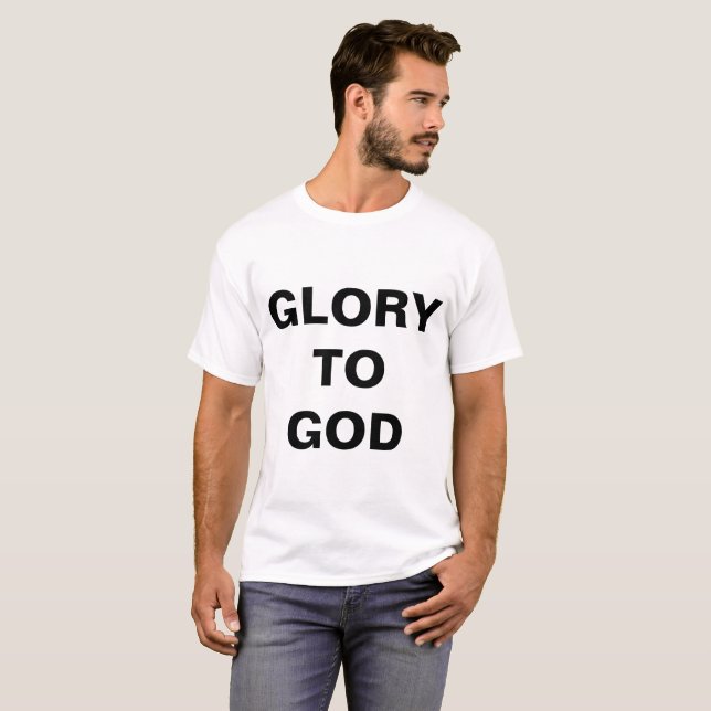 "Glory To God" Men's T-shirt (Front Full)