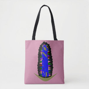 glory to guadalupe tote bag