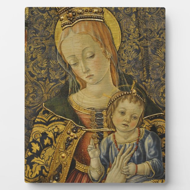 GLORY TO JESUS AND MARY PLAQUE (Front)