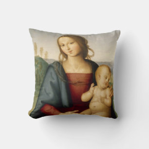 GLORY TO JESUS AND MARY THROW PILLOW