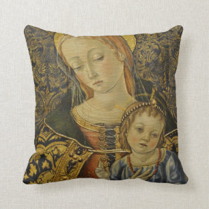 GLORY TO JESUS AND MARY THROW PILLOW