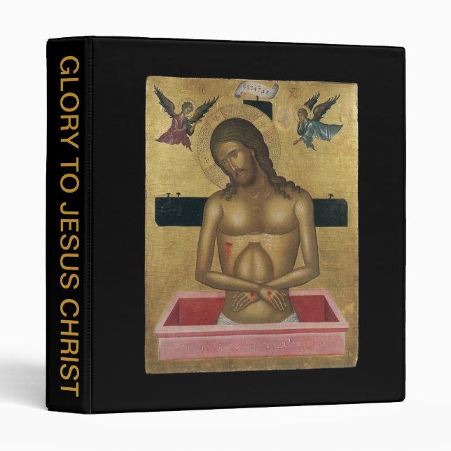 GLORY TO JESUS CHRIST BINDER (Front/Spine)