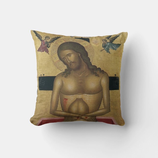 GLORY TO JESUS CHRIST THROW PILLOW (Front)