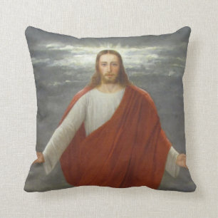 GLORY TO JESUS THROW PILLOW