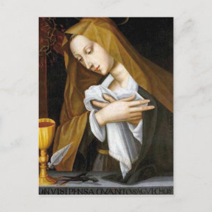 Glory To Mary Postcard