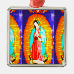 Glory To Our Lady Of Guadalupe   Metal Ornament