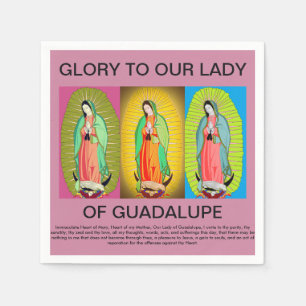 glory to our lady of guadalupe napkin