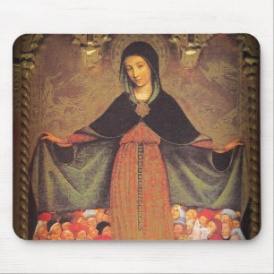 glory to our lady of mercy mouse pad