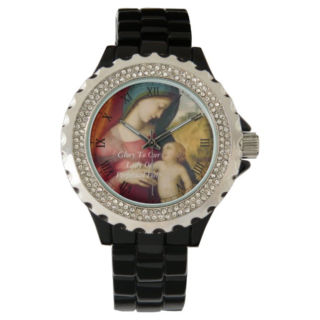 Glory To Our Lady Of Perpetual Help Watch (Front)