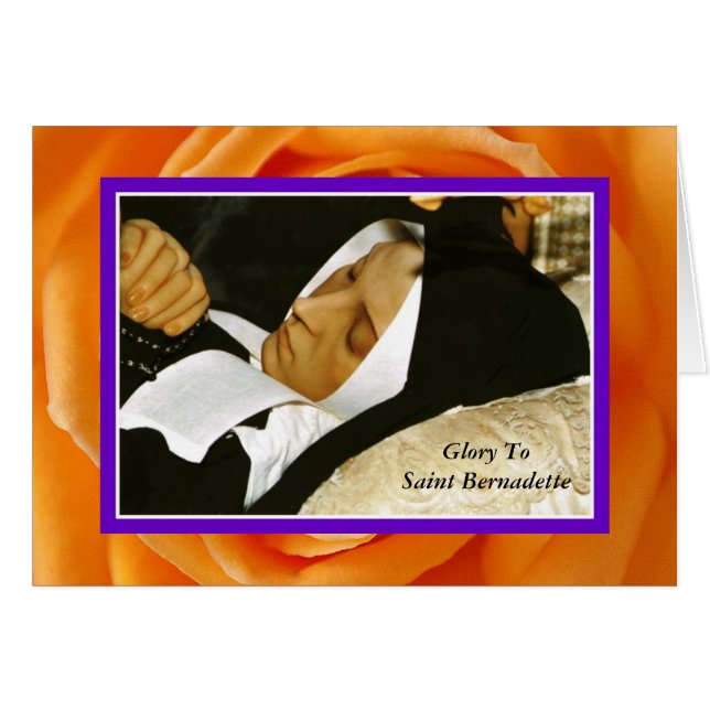 Glory To Saint Bernadette (Front Horizontal)