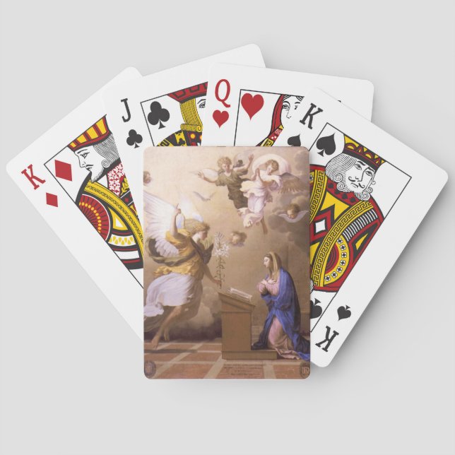 GLORY TO THE ANNUNCIATION PLAYING CARDS (Back)