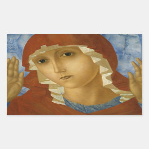 GLORY TO THE BLESSED VIRGIN MARY STICKER