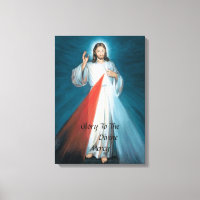 GLORY TO THE DIVINE MERCY CANVAS PRINT