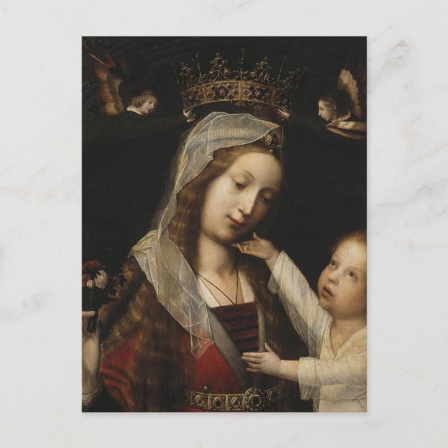 GLORY TO THE QUEEN OF HEAVEN POSTCARD (Front)