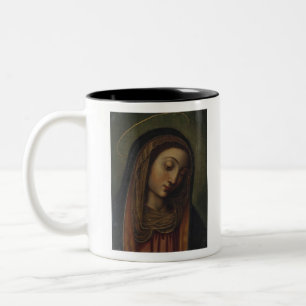 Glory to the Queen of Heaven Two-Tone Coffee Mug