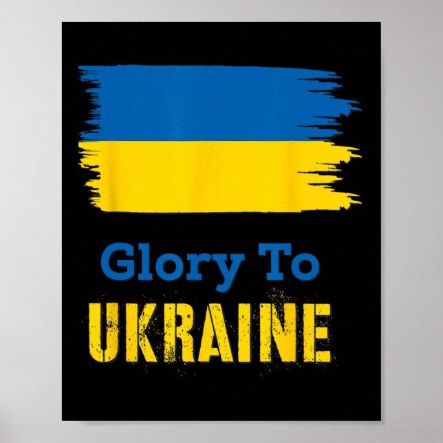 Glory To Ukraine 6  Poster (Front)