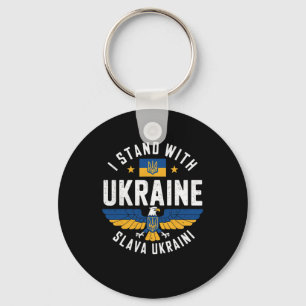 Glory To Ukraine Eagle Design Pro-ukraine Freedom  Keychain