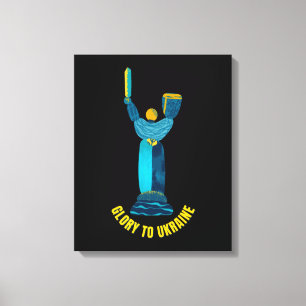 Glory To Ukraine Motherland Monument Canvas Print