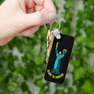 Glory To Ukraine Motherland Monument Keychain