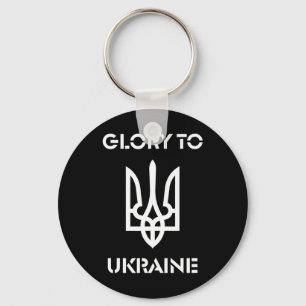 Glory To Ukraine Zelensky-inspired Coat Of Arms De Keychain