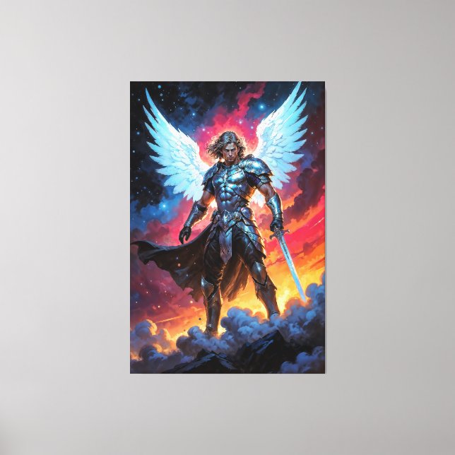 Gloryblade Archangel Michael Canvas Print (Front)