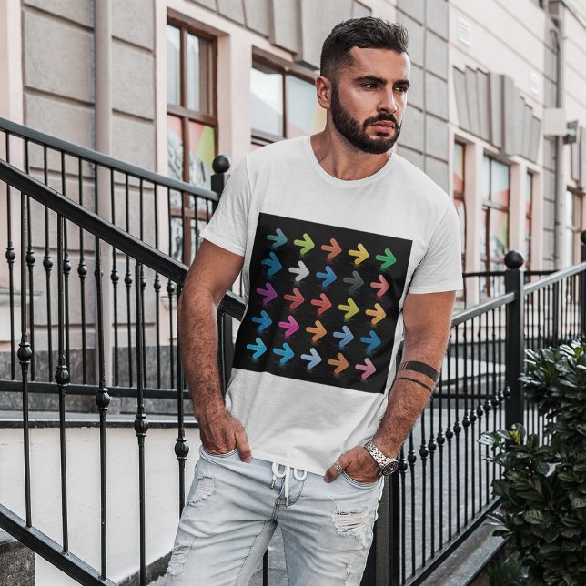 Glossy Arrows Set Vibrant Directional Pointers T-Shirt (Creator Uploaded)