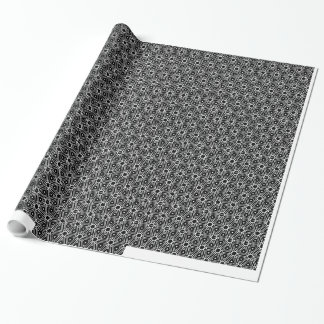 Glossy Black design Wrapping Paper
