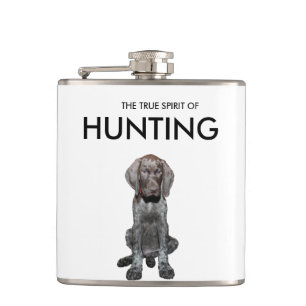 Glossy Grizzly Apres Hunt shot bottle Hip Flask