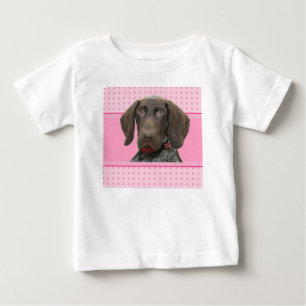 Glossy Grizzly Puppy Girl Baby T-Shirt