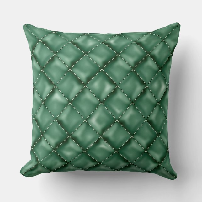 Glossy Leather Texture 3 Throw Pillow (Front)