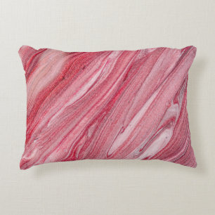 Glossy Nail Polish: Textured Background Accent Pillow