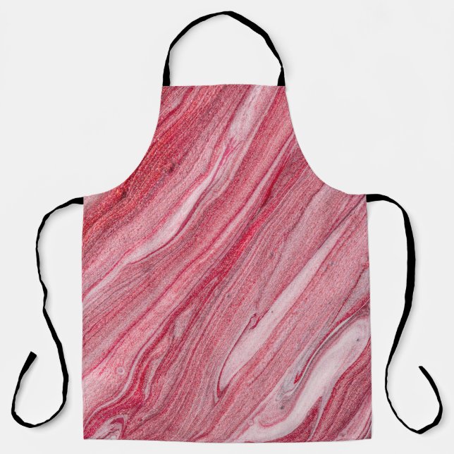 Glossy Nail Polish: Textured Background Apron (Front)