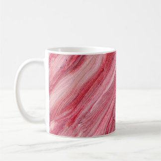 Glossy Nail Polish: Textured Background Coffee Mug