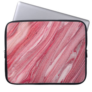 Glossy Nail Polish: Textured Background Laptop Sleeve