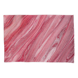 Glossy Nail Polish: Textured Background Pillowcase