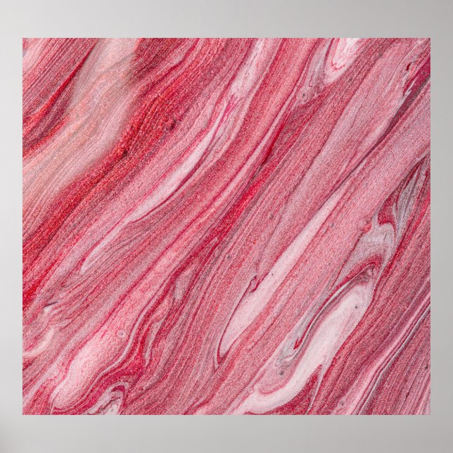 Glossy Nail Polish: Textured Background Poster (Front)