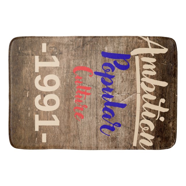 Glossy Poster Bath Mat (Front)