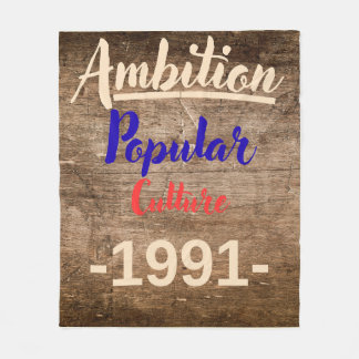 Glossy Poster Fleece Blanket