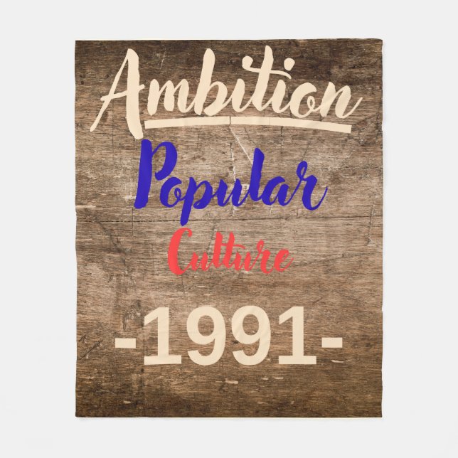 Glossy Poster Fleece Blanket (Front)