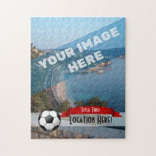 Glossy Soccer Ball Jigsaw Puzzle