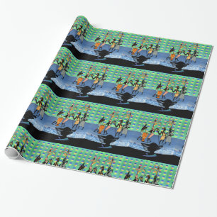 Glossy Wrapping Paper, African Women Paper