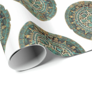 Glossy Wrapping Paper, Aztec Paper