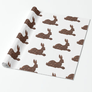 Glossy Wrapping Paper , Chocolate easter