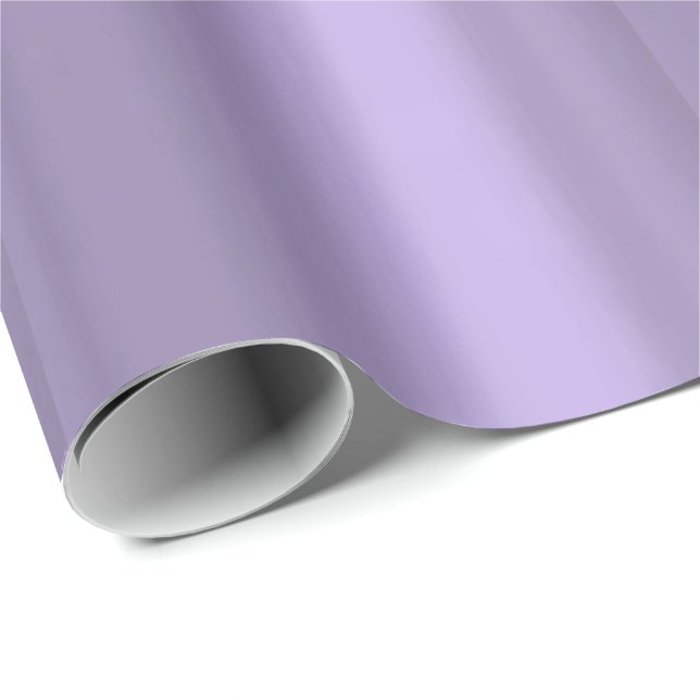 Glossy Wrapping Paper Purple Floral (Roll Corner)