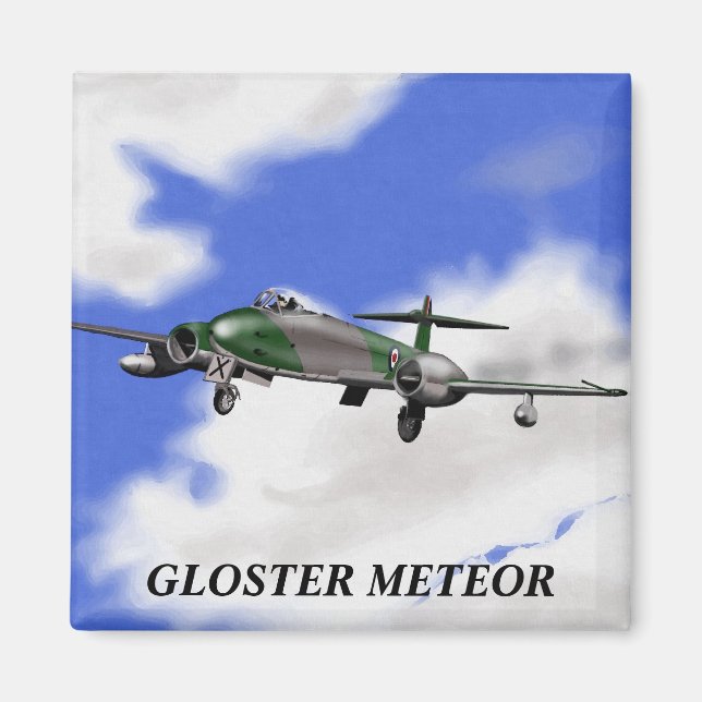 Gloster Meteor Magnet (Front)