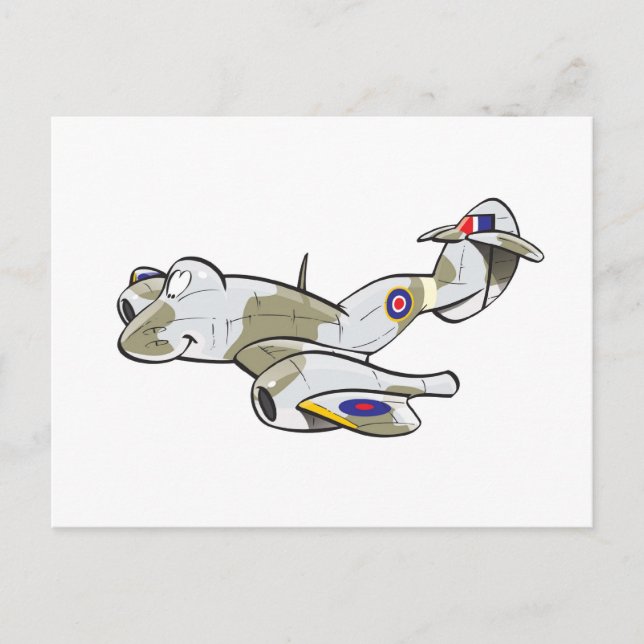 gloster meteor postcard (Front)
