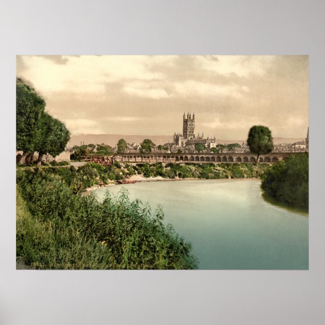 Gloucester Cathedral II, Gloucestershire, England Poster (Front)