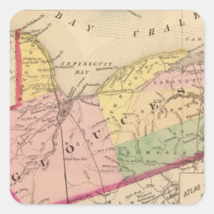 Gloucester Co, NB Square Sticker